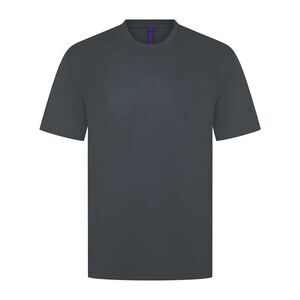 Henbury Unisex Adult CoolPlus Moisture Wicking T-Shirt / Charcoal
